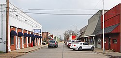 Historic downtown Dardanelle, February 2009