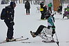 Steve Graham and skier Lincoln Budge at the 2012 IPC NorAm Cup