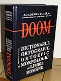 Vignette pour Dictionnaire orthographique, orthoépique et morphologique de la langue roumaine