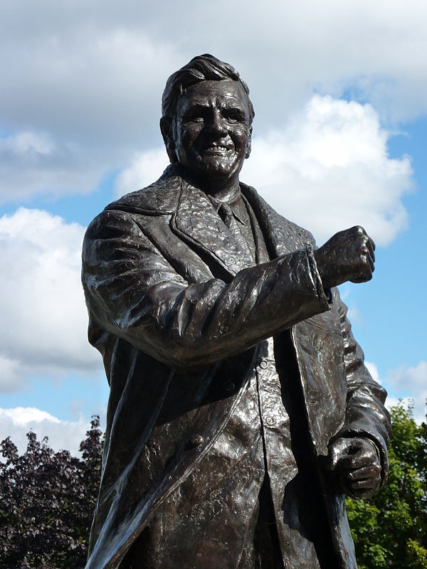 Statue of Don Revie outside Elland Road