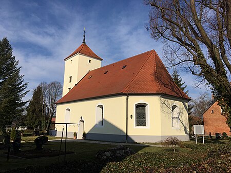 Dorfkirche Glienick Südostansicht