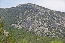 Il monte visto da Cala Gonone