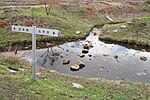 Dewa Sendai Kaido Nakayamagoe Pass Drainage divide near Sakaida Station 2008-12-19.jpg