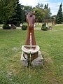 Drinking well in Historical Memorial Park, Gyenesdiás, 2016 Hungary.jpg