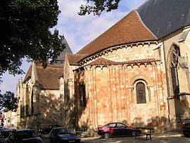 The church in Dun-sur-Auron