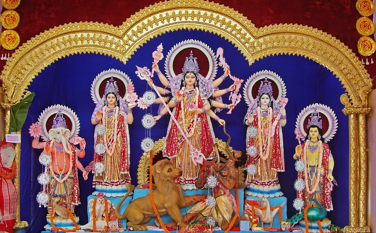 File:Durga, Burdwan,  - Wikimedia Commons