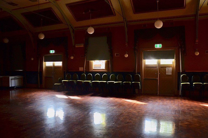 File:East interior wall of the Toodyay Memorial Hall.jpg