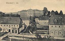 Ebersbach Stadtansicht um 1900