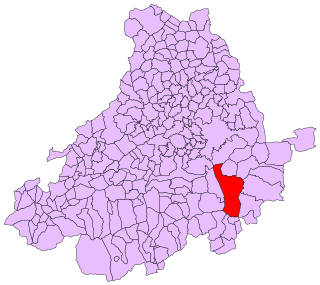 Localização de El Barraco na província de Ávila