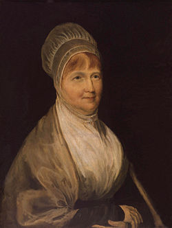 Elizabeth Fry arcképe