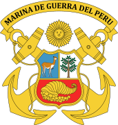 Escudo de la Marina de Guerra del Perú.