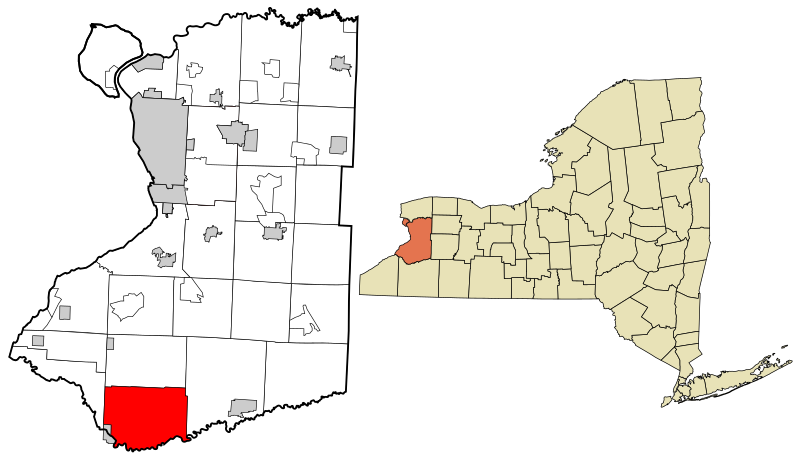 File:Erie County New York incorporated and unincorporated areas Collins highlighted.svg