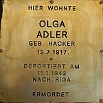 Erinnerungsstein für Olga Adler.jpg