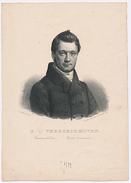 Gravure Eugène Verboeckhoven door Gerhardus Fredericus Eilbracht