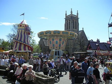 All the fun of the fair in Trinity Square at the Victorian Extravaganza