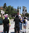 As with many large gatherings, FanimeCon is not immune to protesters and picketers.