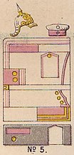 Farbschema der Uniform, Kurassier-Regiment Nr.  5, Die Uniformen der deutschen Armee, Ruhl, Tafel 11.jpg