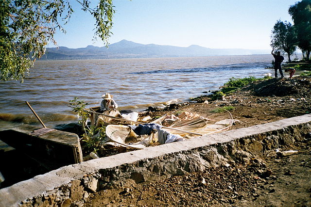 Schmetterlingsfischer in Pátzcuaro