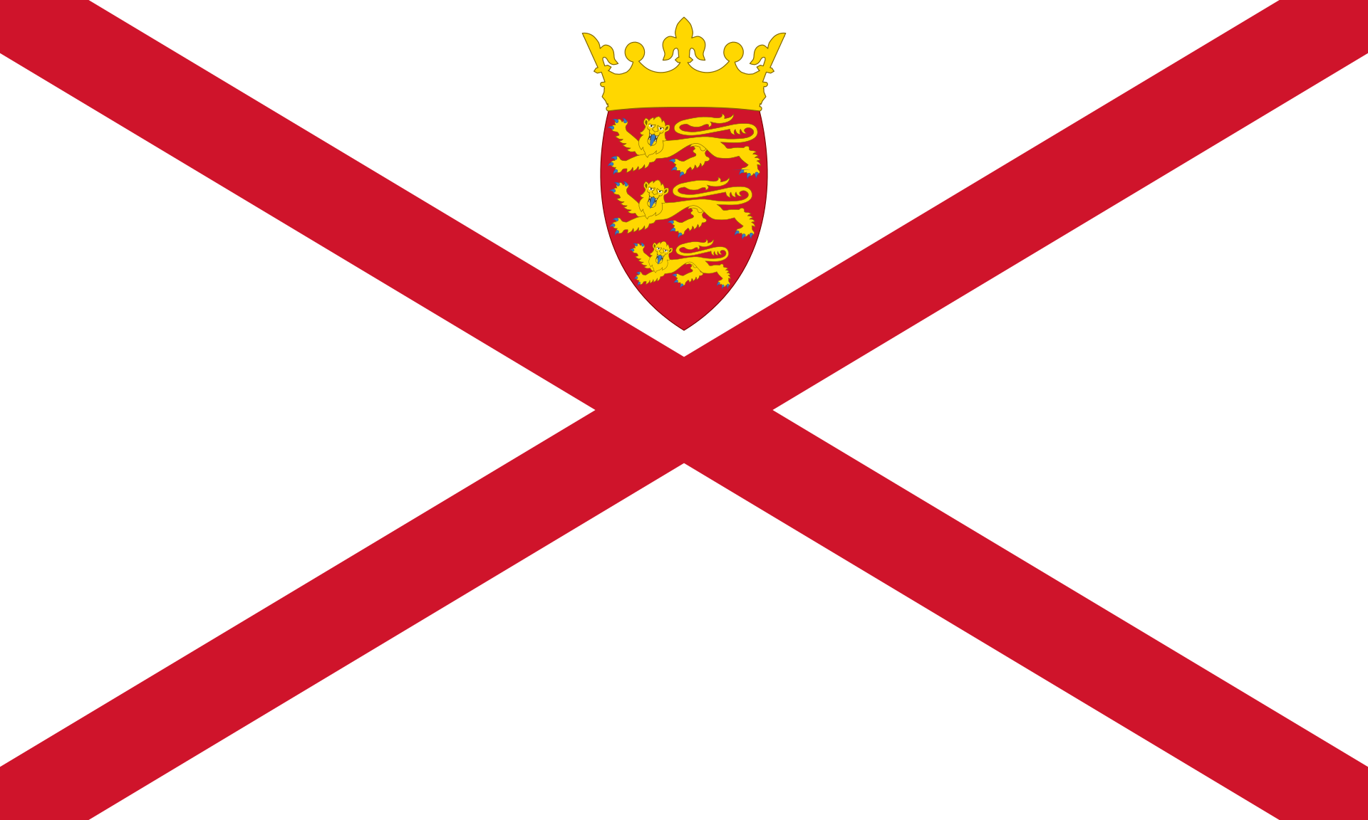 Flag of Bailiwick of Jersey