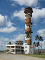 The control tower of the former Naval Air Station Ford Island in Pearl Harbor