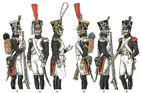 Fusilier-Humbaracılar ve Fusilier-Avcılar, 1806-1814