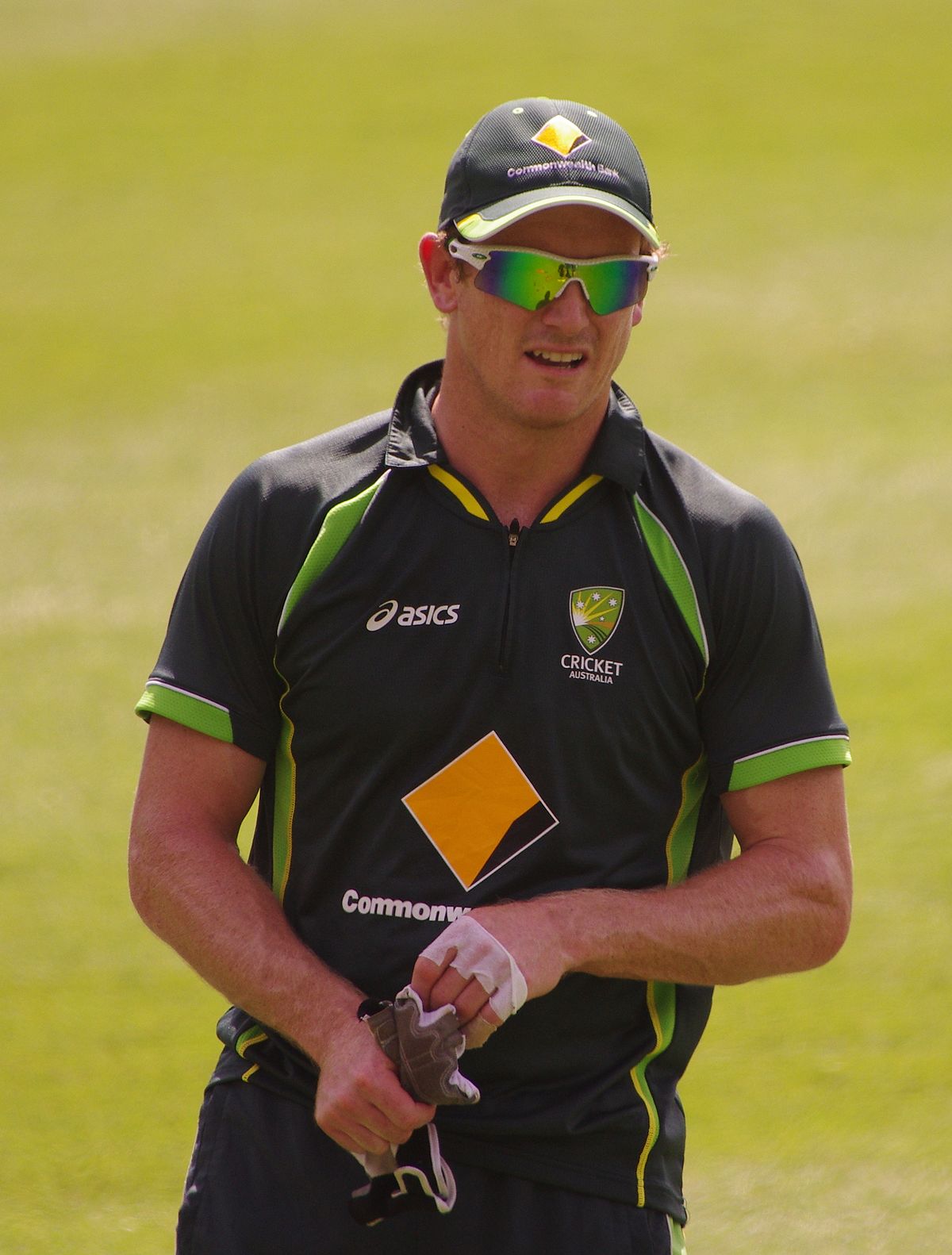 Hobart Hurricanes shirt worn by George Bailey, 2018/2019