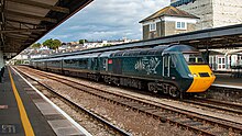 GWR Castle HST set at Plymouth GWR Castle HST set.jpg