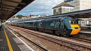 GWR Castle HST set at Plymouth