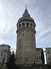 Mahallede yer alan Galata Kulesi (Ocak 2021)