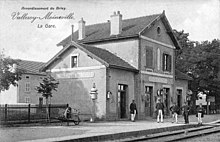 Ancienne gare de la ville en 1910