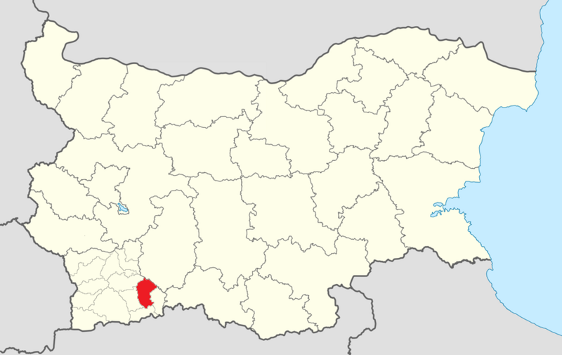 File:Garmen Municipality Within Bulgaria.png