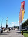 La promenade piétonne.