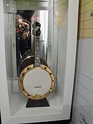 George's banjolele (combined banjo and ukelele, The Beatles Story).jpg