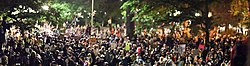 George Floyd police brutality protests - Portland Oregon - July 22 - tedder - crowd during BLM speeches.jpg