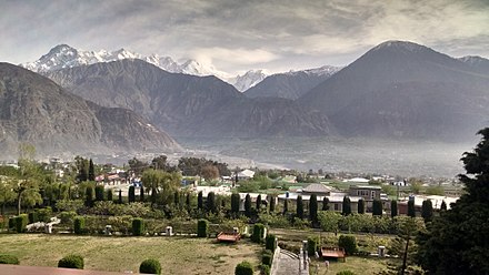 Gilgit City a View from Gilgit serena hotel.