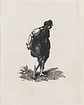 Thumbnail for File:Girl hunched over holding a sword (from Boydell's Shakespeare) MET DP878822.jpg
