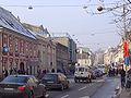 Zemun's main street in winter