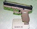 Glock 21 in ’n vertoonkas