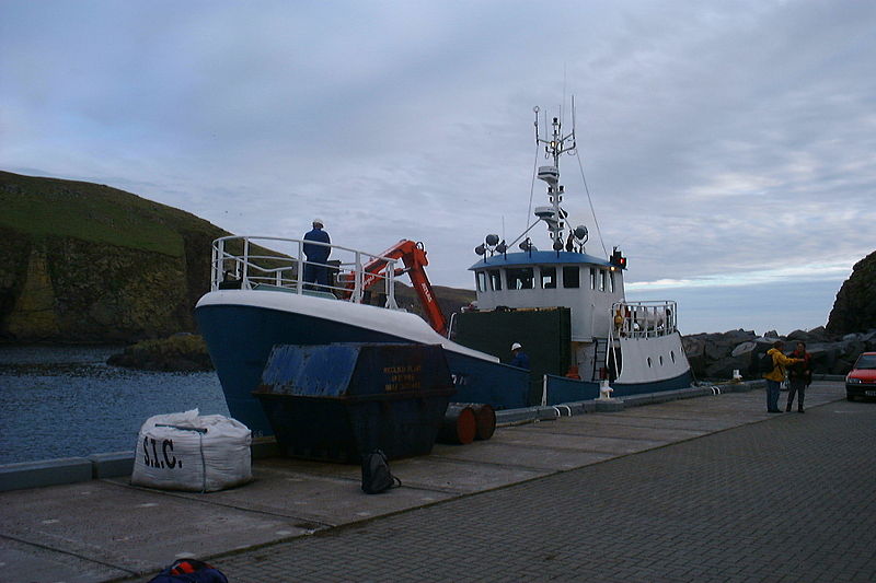 File:Good Shepherd IV docked at Fair Isle.jpg