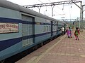 Gorakhpur Junction–Lokmanya Tilak Terminus Sant Kabir Dham Superfast Express headed by an Ajni-based WAP-7