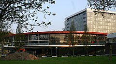 Het Gorlaeusgebouw voor de Faculteit Wiskunde & Natuurwetenschappen