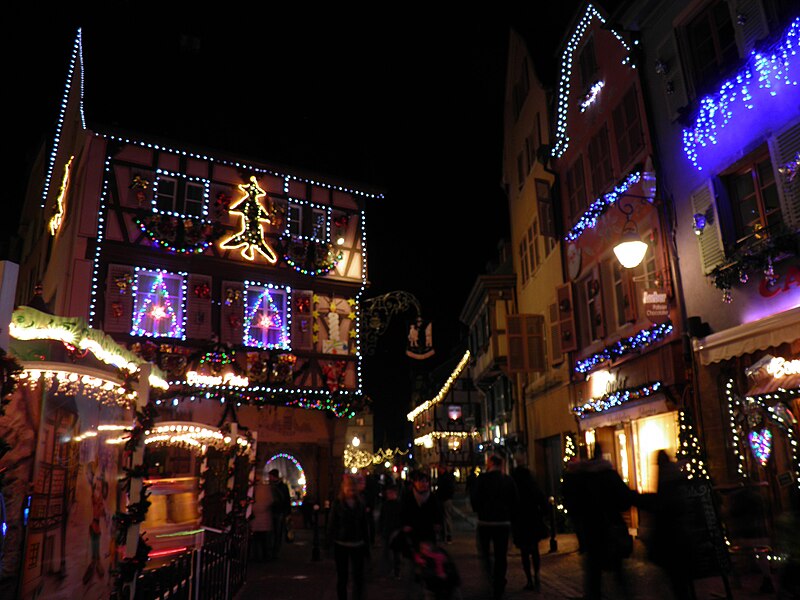 File:Grand'Rue - Nuit (Colmar).JPG