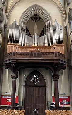 L'église Saint-martin d'Amiens, l'orgue de tribune.