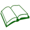 Green open book.png