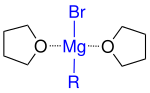 Grignard-Verbindung in Lösungsmittel (Tetrahydrofuran)