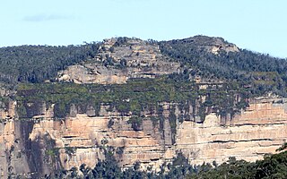 <span class="mw-page-title-main">Wentworth Falls Claystone Member</span> Type of rock