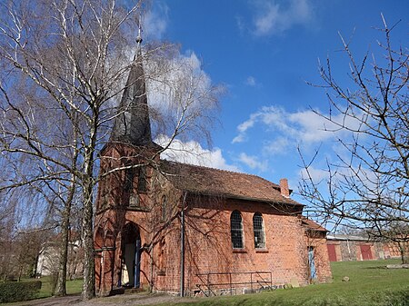 Gutskirche Schmerwitz Südansicht