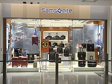 HK TST K11 mall 42 shop Samsonite leather bags.JPG