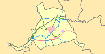 Mapa de localización de Huétor Tájar