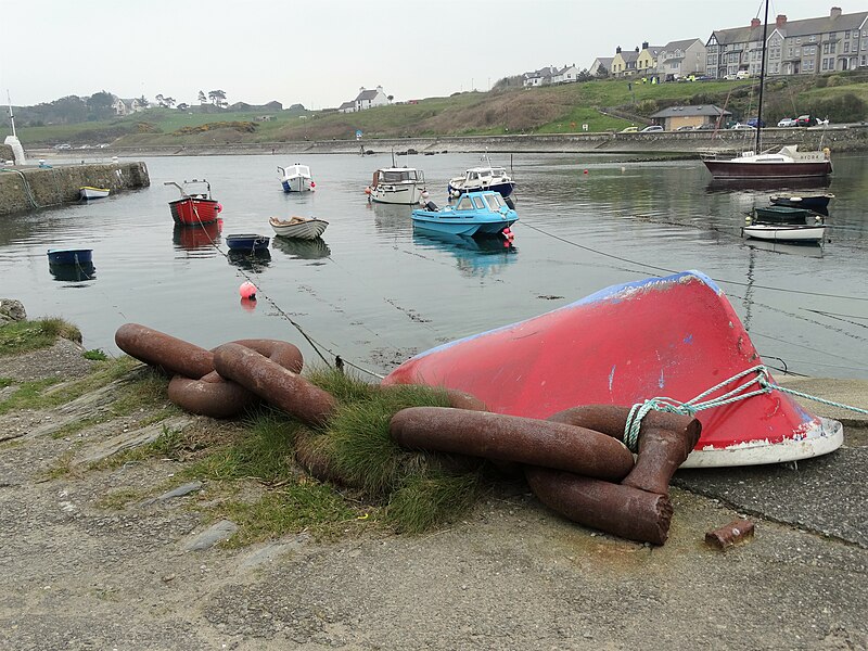 File:Harbour view at Cemaes - geograph.org.uk - 5346754.jpg